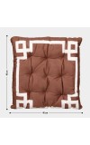 Home Beautiful                         Brown Polyester Cushion