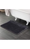 Home Beautiful Grey Polyester Bath Mat Home Beautiful Grey Polyester Bath Mat