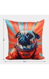 Home Beautiful                         Orange Polyester Cushion