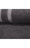Home Beautiful                         430 GSM Grey Cotton Bath Towel