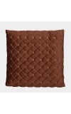 Home Beautiful                         Brown Velvet Cushion Cover
