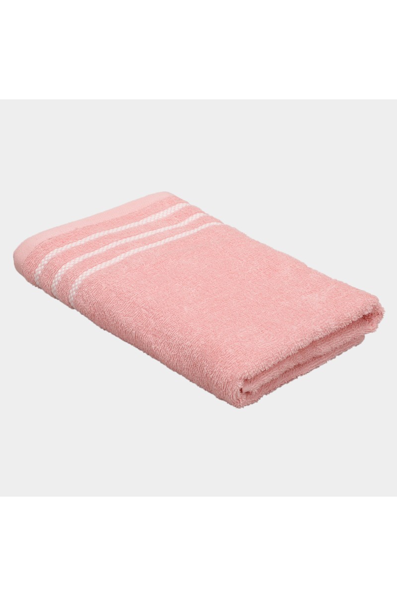 Home Beautiful                         250 GSM Pink Cotton Bath Towel