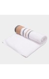 Home Beautiful                         400 GSM White Cotton Bath Towel