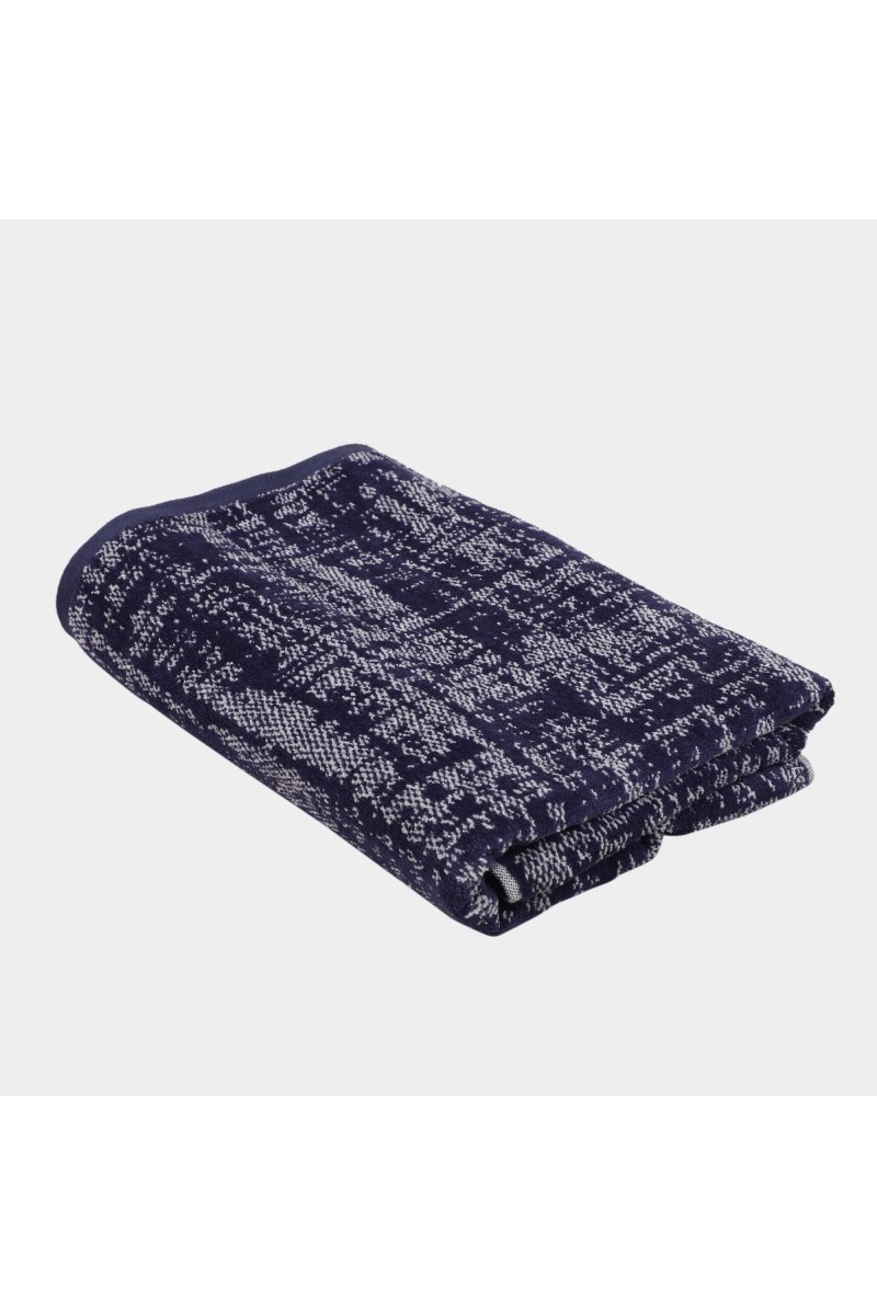 Home Beautiful                         450 GSM Blue Cotton Bath Towel