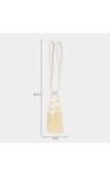 Home Beautiful                         Cream Polyester Tieback Rope