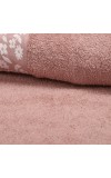 Home Beautiful                         400 GSM Pink Cotton Bath Towel