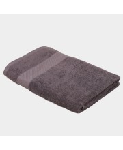 Home Beautiful                         370 GSM Dark Grey Cotton Bath Towel