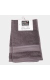 Home Beautiful                         380 GSM Dark Grey Cotton Hand Towel