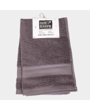 Home Beautiful                         380 GSM Dark Grey Cotton Hand Towel