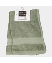 Home Beautiful                         380 GSM Green Cotton Hand Towel