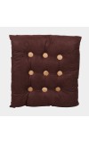 Home Beautiful                         Brown Polyester Cushion