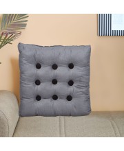 Home Beautiful Dark Grey Polyester Cushion Home Beautiful Dark Grey Polyester Cushion