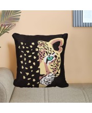 Home Beautiful                         Black Polyester Cushion