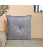Home Beautiful Dark Grey Polyester Cushion Home Beautiful Dark Grey Polyester Cushion