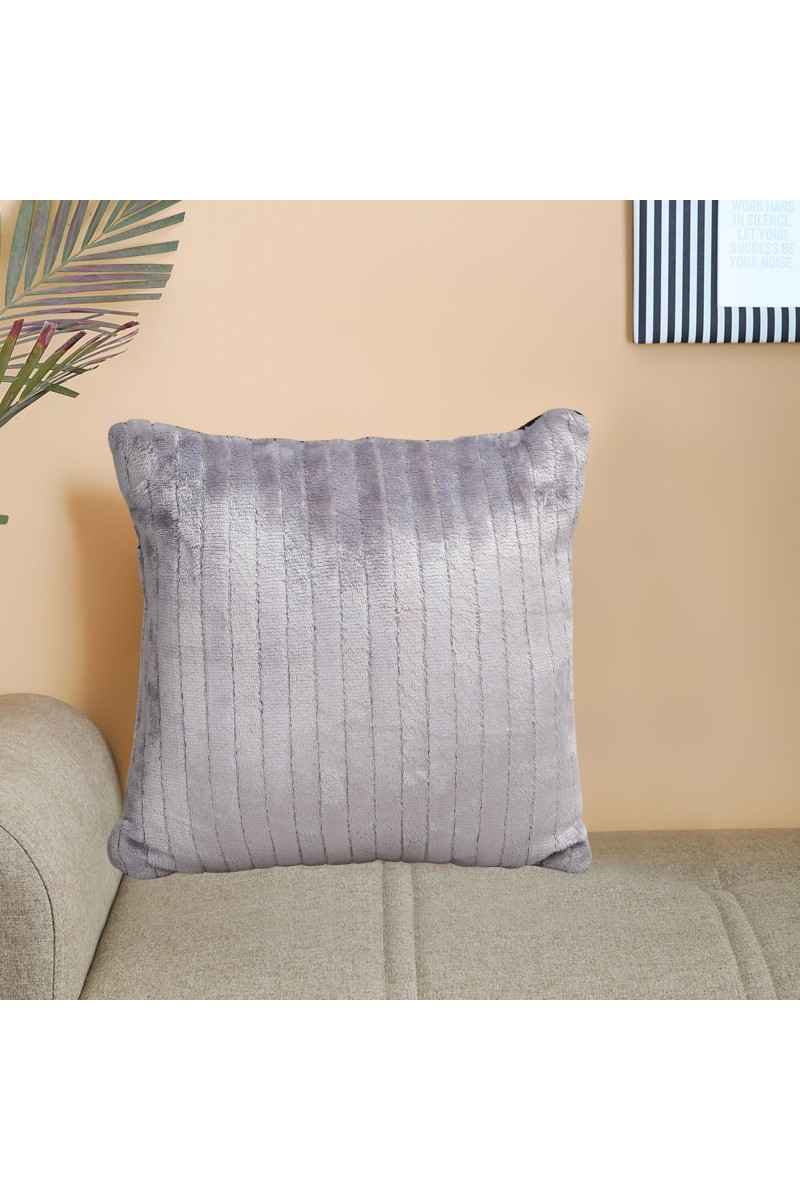 Grey Polyester Cushion