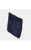 Home Beautiful                         Navy Blue Polyester Cushion