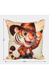 Home Beautiful                         Multicolour Polyester Cushion