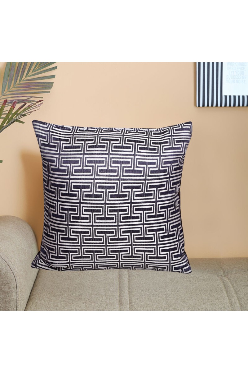 Home Beautiful                         Navy Blue Polyester Cushion
