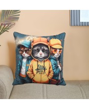 Home Beautiful                         Multicolour Polyester Cushion