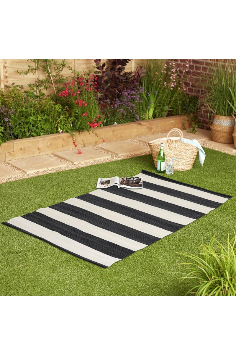 Home Beautiful                         Black PVC Floor Mat