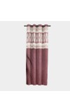 Home Beautiful                         5 ft. Wine Polyester Curtain