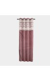 Home Beautiful 7 ft. Wine Polyester Curtain Home Beautiful 7 ft. Wine Polyester Curtain
