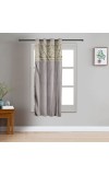 Home Beautiful                         5 ft. Dark Grey Polyester Curtain