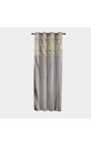 Home Beautiful                         5 ft. Dark Grey Polyester Curtain