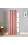 Home Beautiful 7 ft. Pink Polyester Curtain Home Beautiful 7 ft. Pink Polyester Curtain