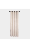 Home Beautiful                         7 ft. off White Polyester Curtain