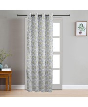 Home Beautiful                         7 ft. Light Blue Polyester Curtain