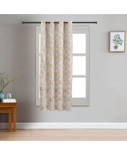 Home Beautiful                         5 ft. Light Grey Polyester Curtain