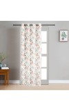 Home Beautiful                         7 ft. Peach Polyester Curtain