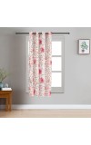 Home Beautiful                         5 ft. Pink Polyester Curtain