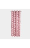 Home Beautiful                         5 ft. Pink Polyester Curtain