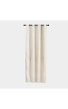 Home Beautiful                         5 ft. off White Polyester Curtain