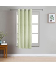 Home Beautiful                         5 ft. Light Green Polyester Curtain