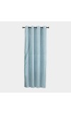 Home Beautiful 5 ft. Light Blue Polyester Curtain Home Beautiful 5 ft. Light Blue Polyester Curtain