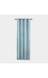 Home Beautiful                         7 ft. Light Blue Polyester Curtain