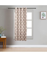 Home Beautiful                         5 ft. Brown Polyester Curtain