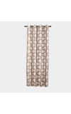 Home Beautiful 5 ft. Brown Polyester Curtain Home Beautiful 5 ft. Brown Polyester Curtain