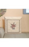 Home Beautiful                         Beige Polyester Cushion Cover