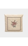 Home Beautiful                         Beige Polyester Cushion Cover