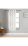 Home Beautiful                         5ft. White Polyester Curtain