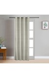 Home Beautiful 7ft. Grey Polyester Curtain Home Beautiful 7ft. Grey Polyester Curtain