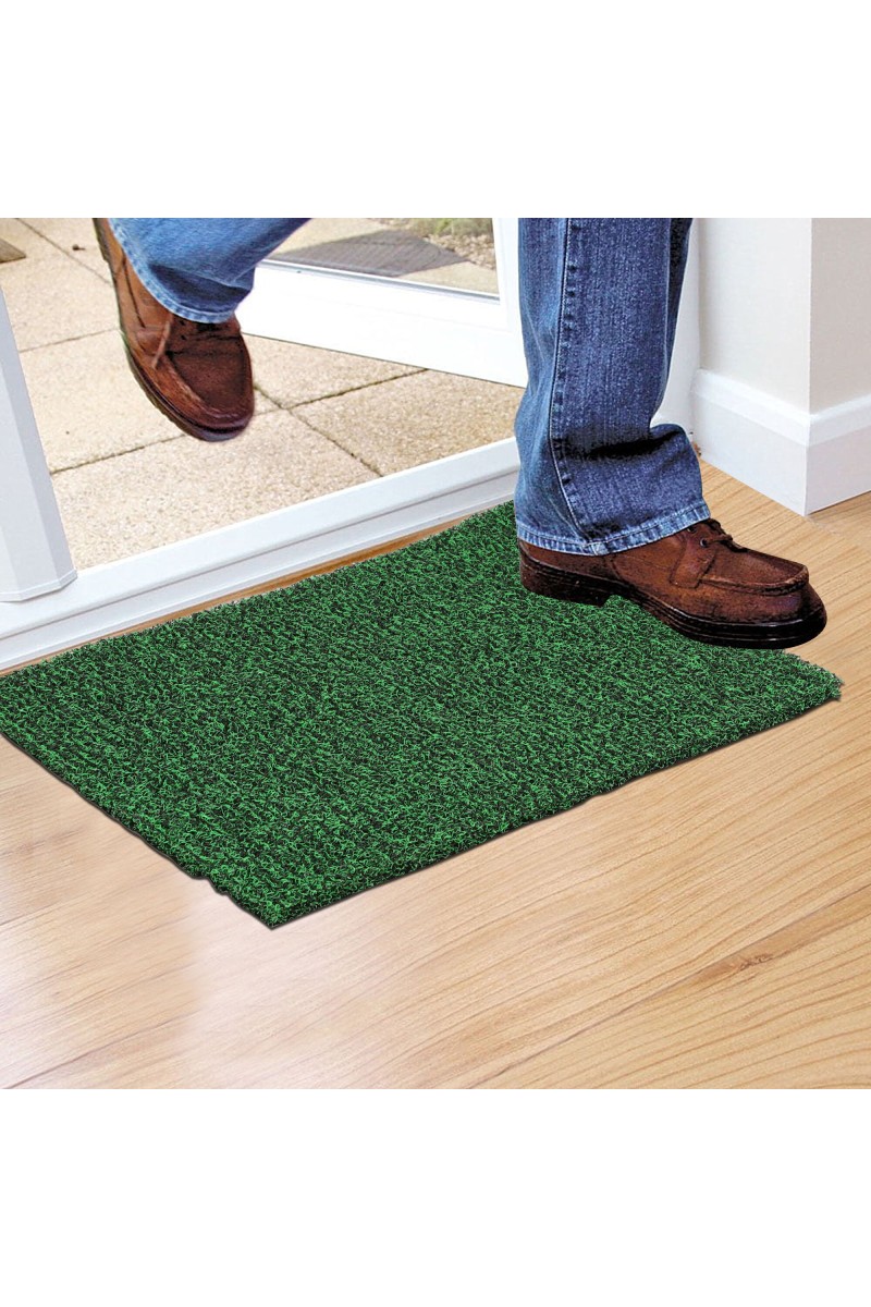 Home Beautiful                         Anti-Skid Green Polypropylene Door Mat