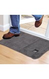 Home Beautiful                         Anti-Skid Grey Microfiber Door Mat