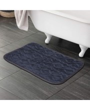 Home Beautiful                         Anti-Skid Blue Polyester Mat