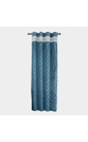 Home Beautiful                         7 ft. Dark Blue Polyester Curtain