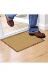 Home Beautiful                         Beige Polyester Cotton Door Mat
